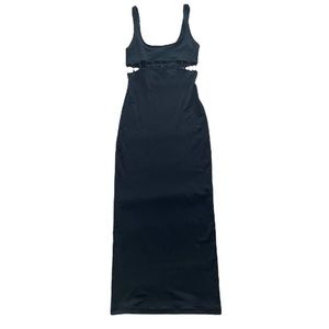 vintage Herve Leger midi black dress, size large (fits like a small / medium)